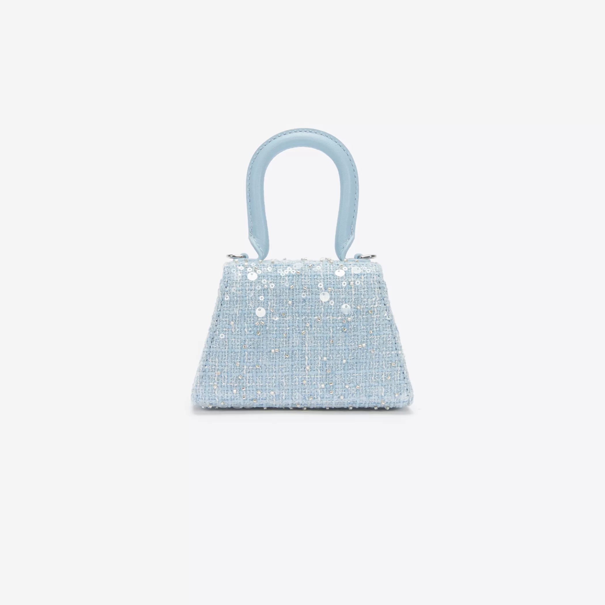 Self-Portrait > Blue Boucle Micro Bow Bag