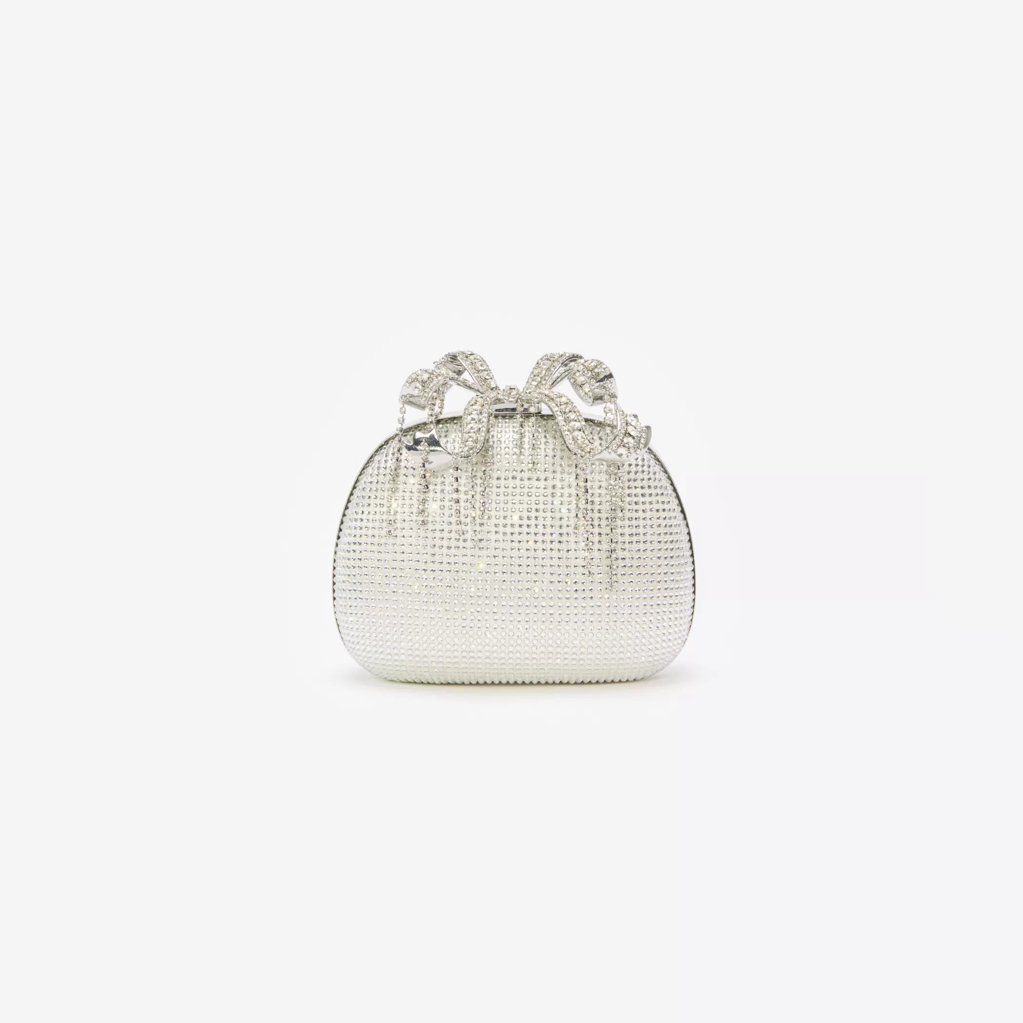 Self-Portrait > Champagne Rhinestone Clutch Bag