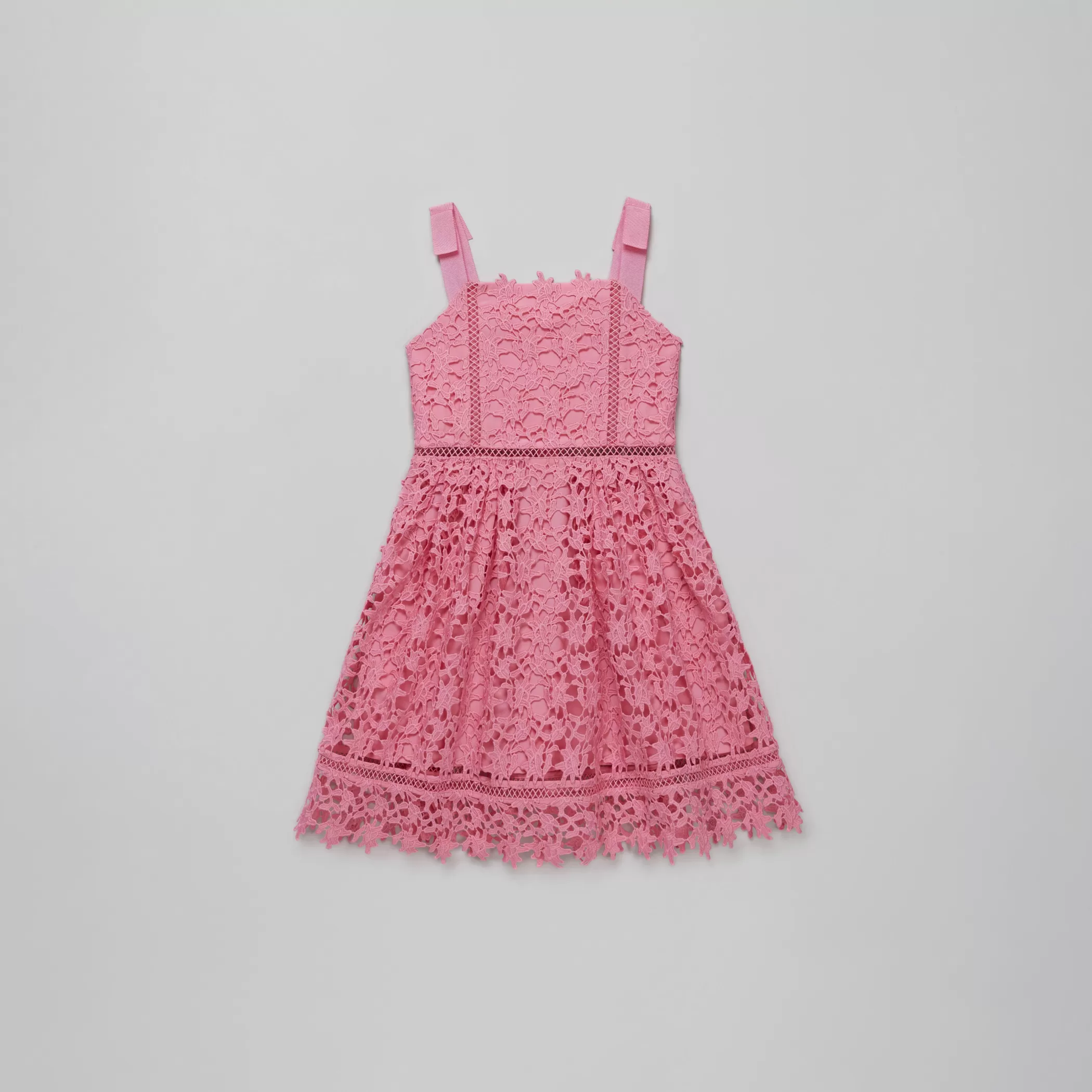 Self-Portrait > Pink Azaelea Lace Dress