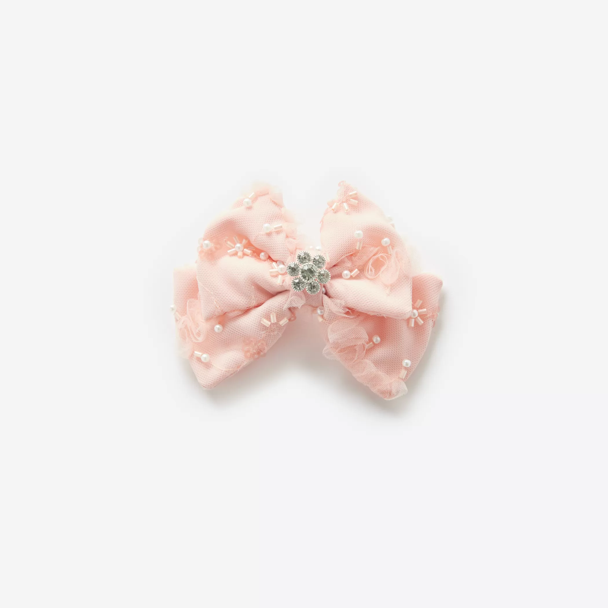 Self-Portrait > Pink Lace Bow Hairclip