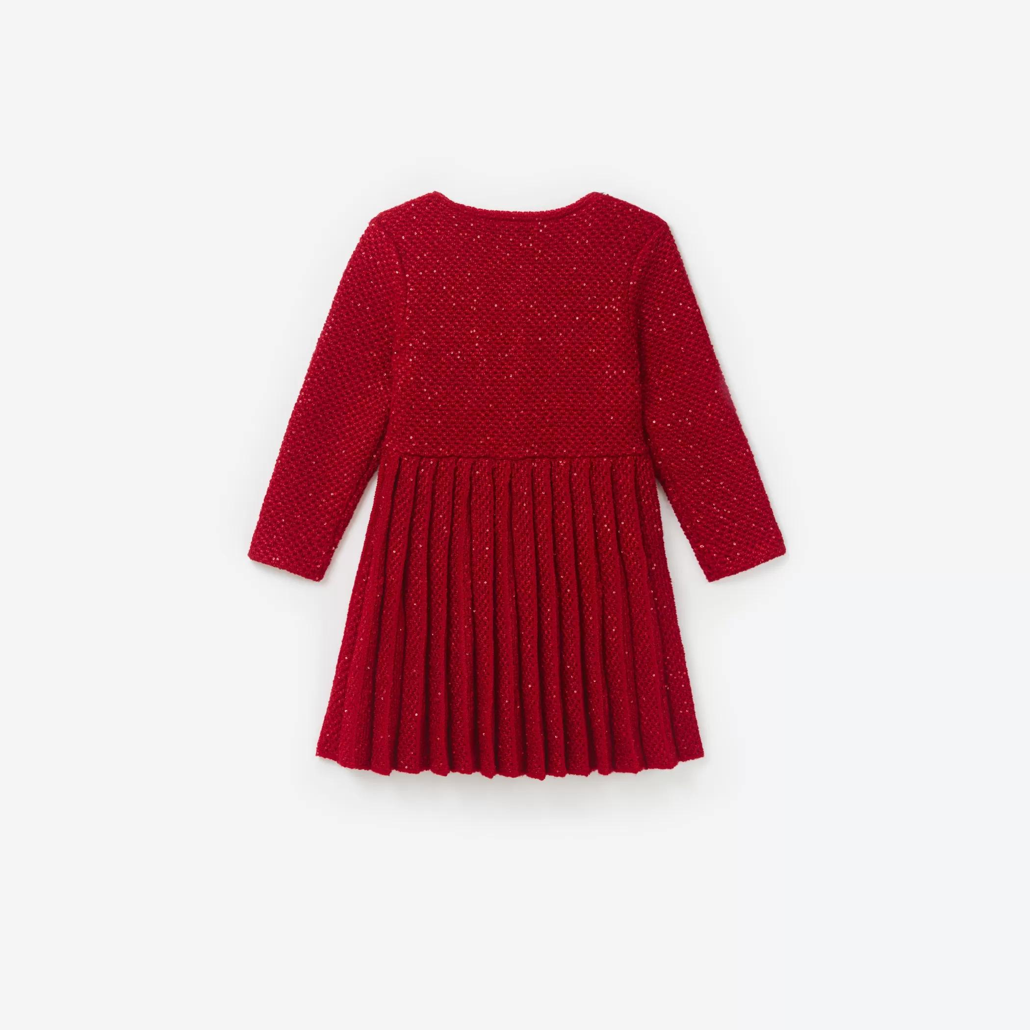 Self-Portrait > Red Sequin Knit Dress