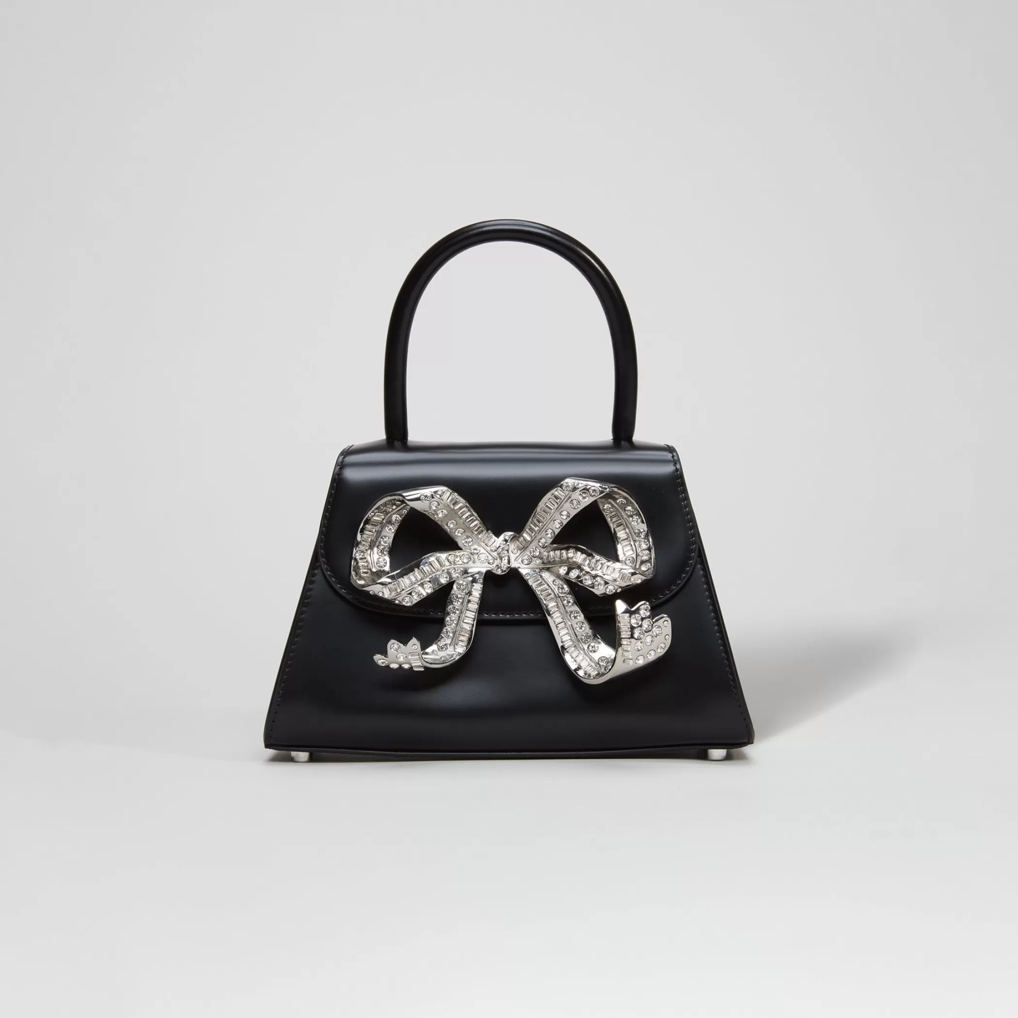 Self-Portrait > The Bow Mini in Black with Diamanté