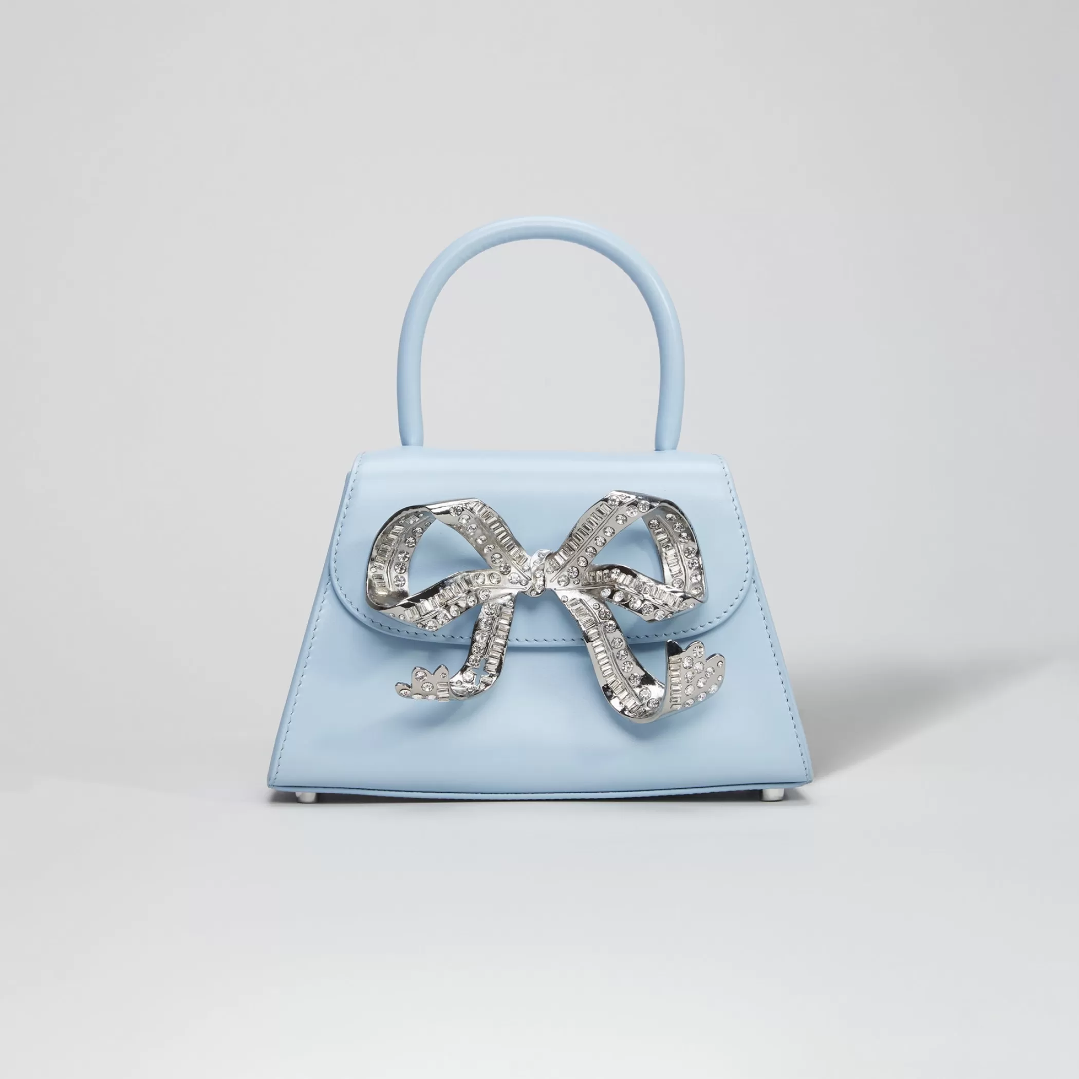 Self-Portrait > The Bow Mini in Blue with Diamanté